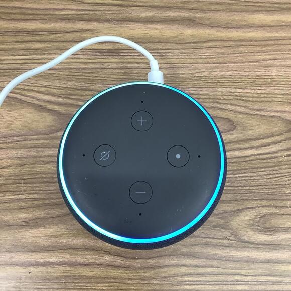 Amazon Echo Dot (3rd Generation) C78MP8 Smart Speaker BLACK *No Power Cord* - Picture 2 of 4